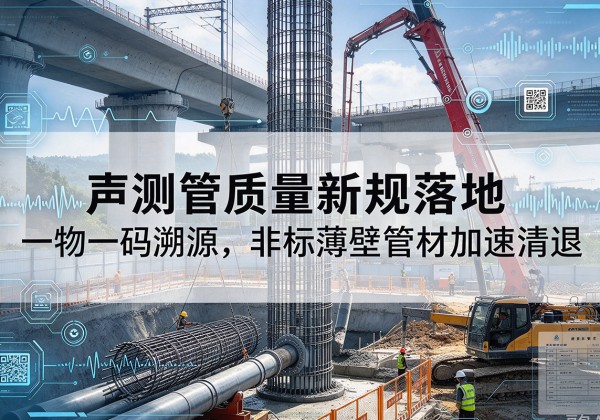 神池声测管质量新规落地，一物一码溯源，非标薄壁管材加速清退