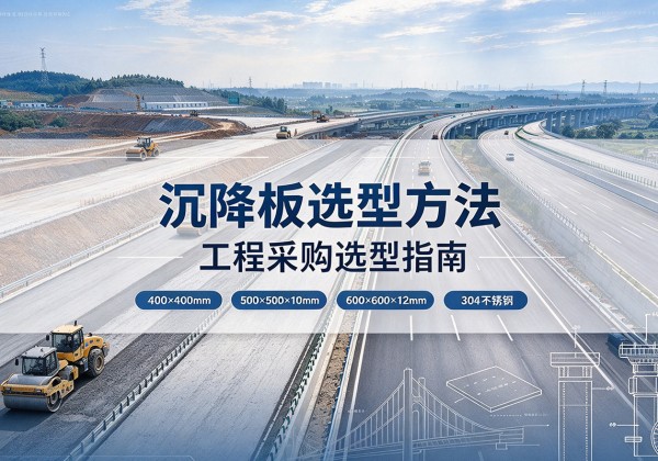 神池沉降板选择方法